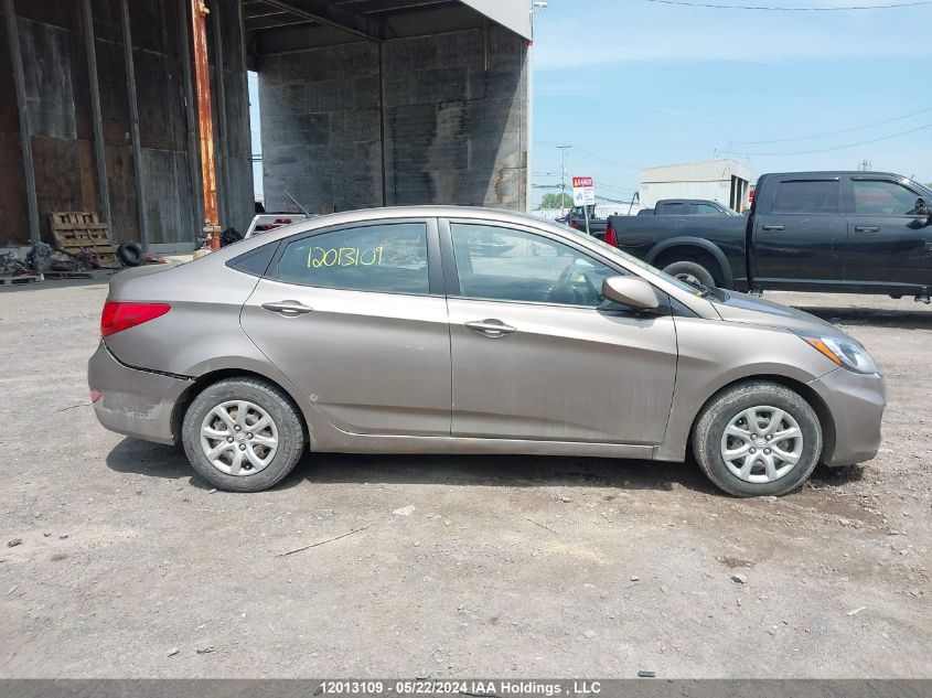 2013 Hyundai Accent VIN: KMHCT4AE3DU447518 Lot: 12013109