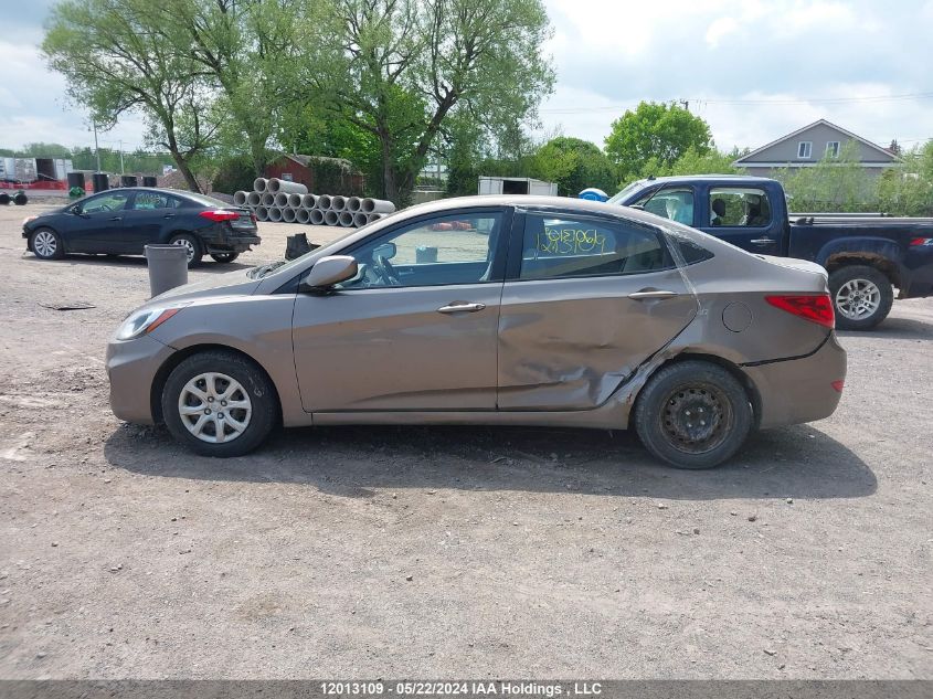 2013 Hyundai Accent VIN: KMHCT4AE3DU447518 Lot: 12013109