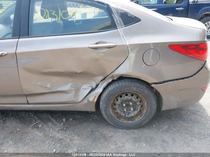 2013 Hyundai Accent VIN: KMHCT4AE3DU447518 Lot: 12013109