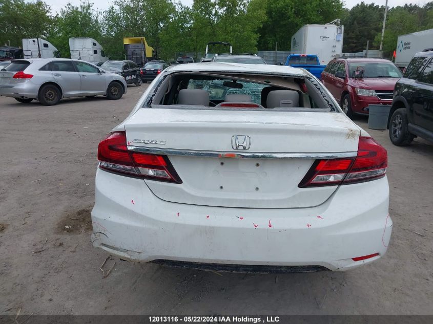 2013 Honda Civic Sdn VIN: 2HGFB2F44DH022242 Lot: 12013116