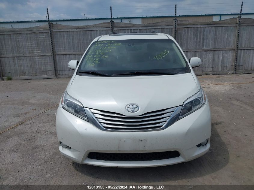 2017 Toyota Sienna Xle/Limited VIN: 5TDDZ3DC8HS166269 Lot: 12013155