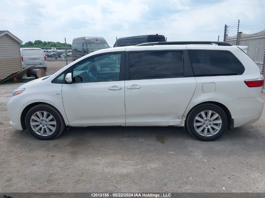 2017 Toyota Sienna Xle/Limited VIN: 5TDDZ3DC8HS166269 Lot: 12013155