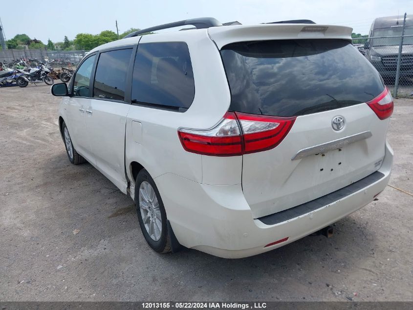 2017 Toyota Sienna Xle/Limited VIN: 5TDDZ3DC8HS166269 Lot: 12013155