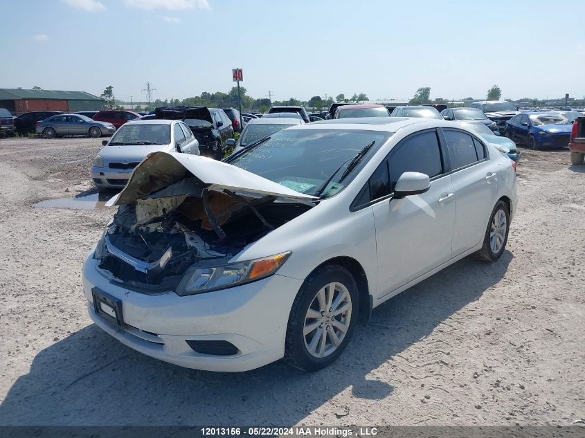 2012 Honda Civic Lx VIN: 2HGFB2F50CH106257 Lot: 12013156