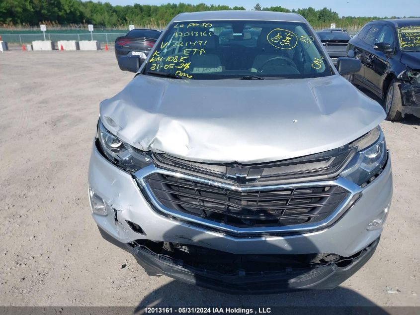 2018 Chevrolet Equinox Ls VIN: 2GNAXHEV8J6321481 Lot: 12013161