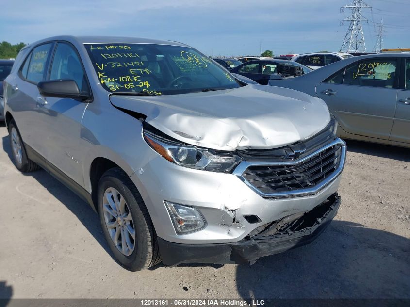 2018 Chevrolet Equinox Ls VIN: 2GNAXHEV8J6321481 Lot: 12013161