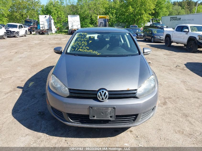 2011 Volkswagen Golf VIN: WVWDA9AJ1BW020669 Lot: 12013163