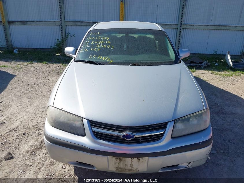 2001 Chevrolet Impala VIN: 2G1WF52E019314293 Lot: 12013169