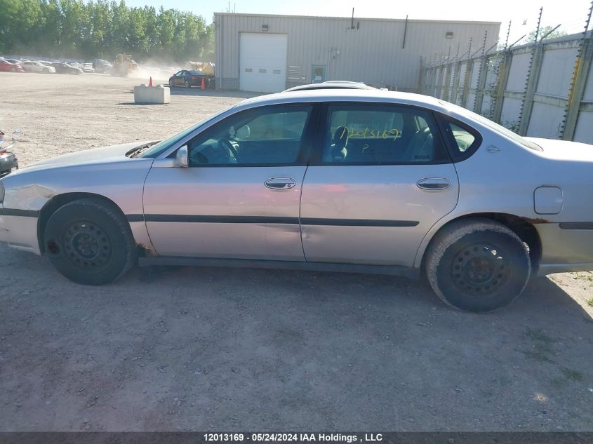 2001 Chevrolet Impala VIN: 2G1WF52E019314293 Lot: 12013169