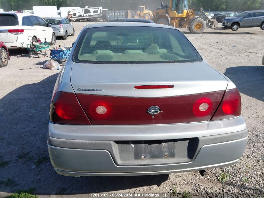 2001 Chevrolet Impala VIN: 2G1WF52E019314293 Lot: 12013169