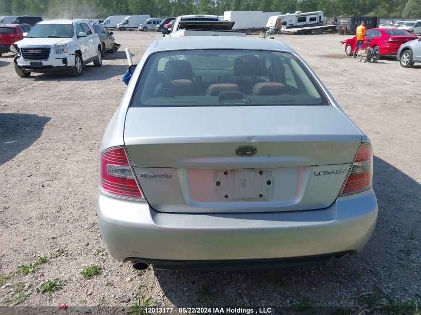 2006 Subaru Legacy 2.5I VIN: 4S3BL626767216738 Lot: 12013177
