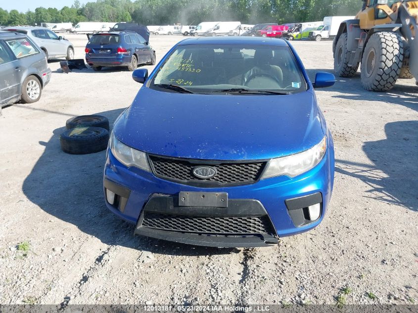 2011 Kia Forte Sx VIN: KNAFW6A33B5457330 Lot: 12013181