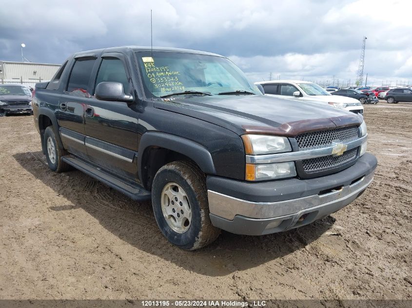 2004 Chevrolet Avalanche VIN: 3GNEK12TX4G333523 Lot: 12013195