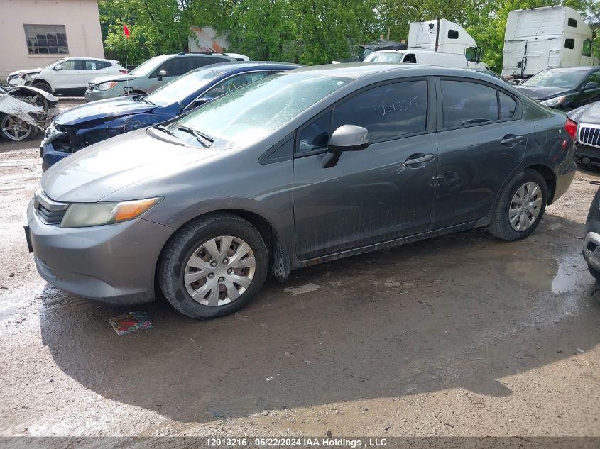 2012 Honda Civic Sdn VIN: 2HGFB2F41CH101852 Lot: 12013215