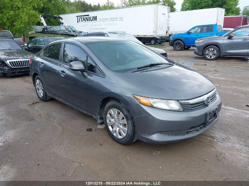 2012 Honda Civic Sdn VIN: 2HGFB2F41CH101852 Lot: 12013215