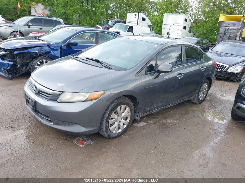 2012 Honda Civic Sdn VIN: 2HGFB2F41CH101852 Lot: 12013215