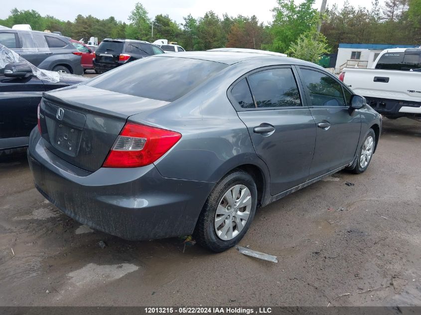 2012 Honda Civic Sdn VIN: 2HGFB2F41CH101852 Lot: 12013215