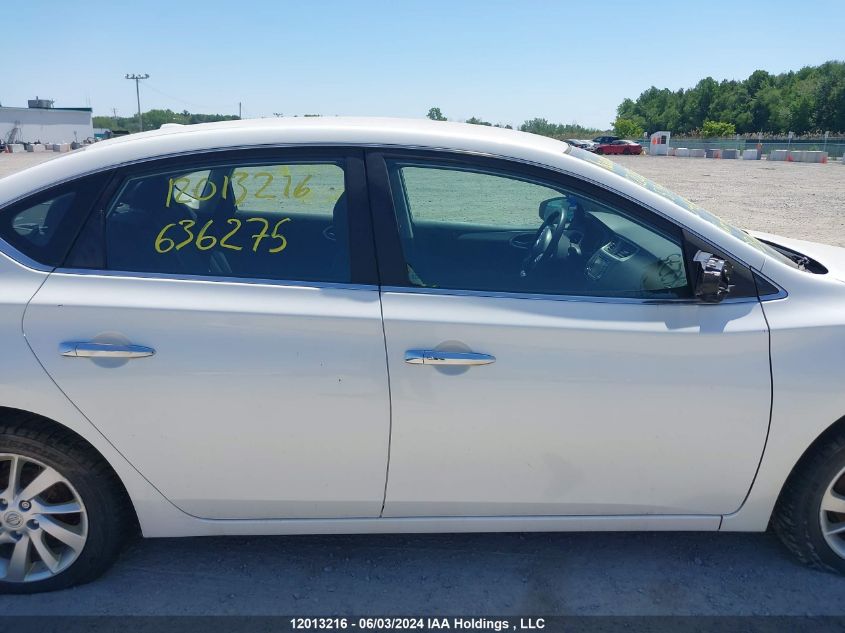 2015 Nissan Sentra S/Sv/Sr/Sl VIN: 3N1AB7AP4FL636275 Lot: 12013216