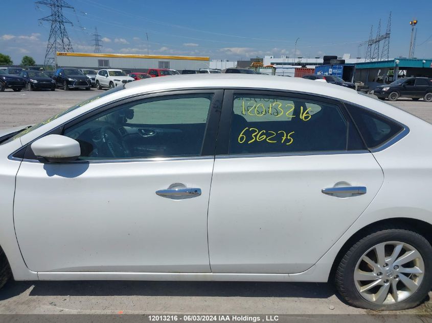 2015 Nissan Sentra S/Sv/Sr/Sl VIN: 3N1AB7AP4FL636275 Lot: 12013216