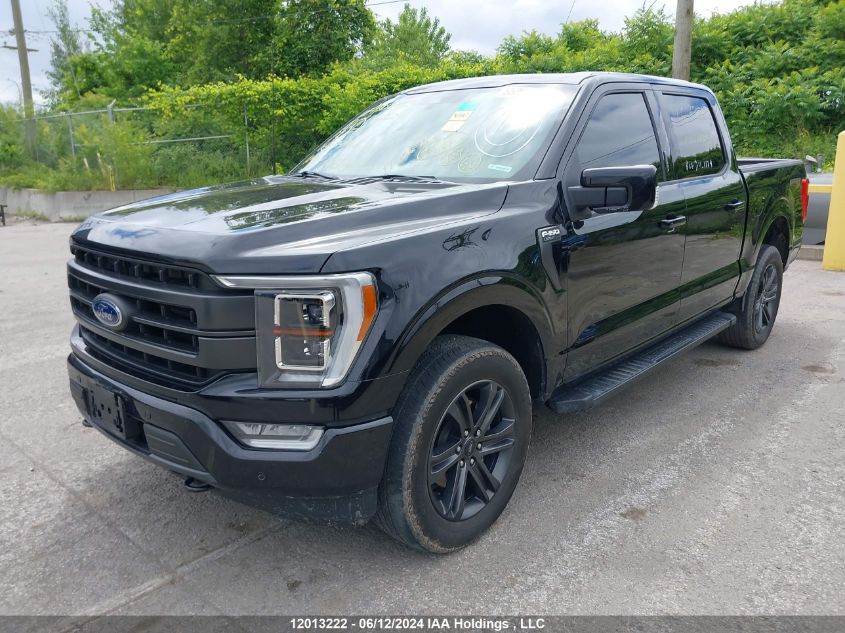 2022 Ford F150 Supercrew VIN: 1FTEW1EP2NFA33926 Lot: 12013222