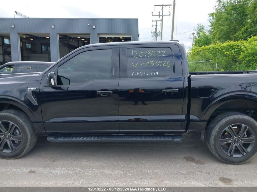 2022 Ford F150 Supercrew VIN: 1FTEW1EP2NFA33926 Lot: 12013222