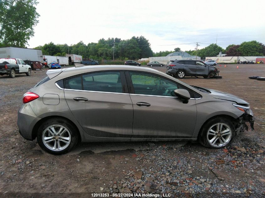 2018 Chevrolet Cruze Lt VIN: 3G1BE6SMXJS587050 Lot: 12013253