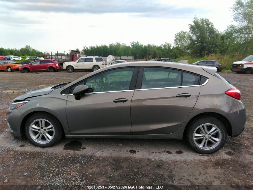 2018 Chevrolet Cruze Lt VIN: 3G1BE6SMXJS587050 Lot: 12013253