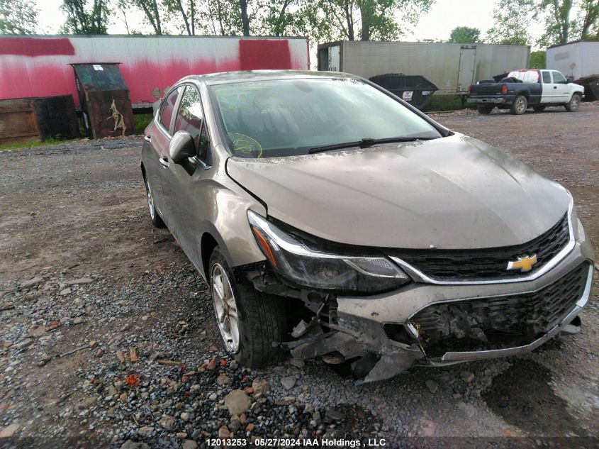 2018 Chevrolet Cruze Lt VIN: 3G1BE6SMXJS587050 Lot: 12013253