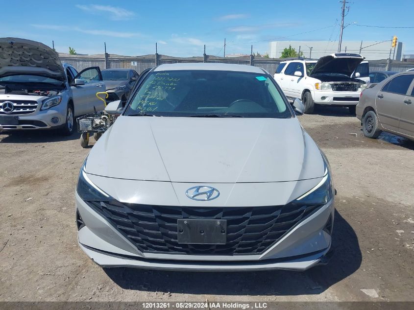 2022 Hyundai Elantra Preferred Ivt VIN: KMHLM4AG5NU230777 Lot: 12013261