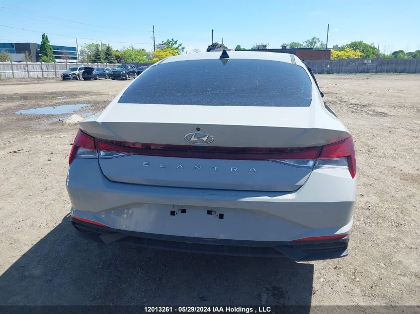 2022 Hyundai Elantra Preferred Ivt VIN: KMHLM4AG5NU230777 Lot: 12013261