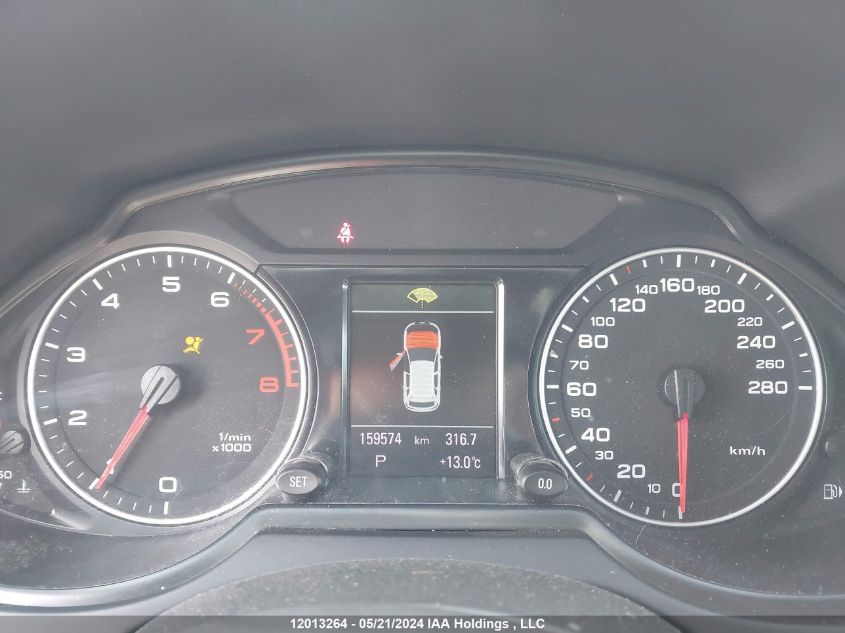 2012 Audi Q5 Prestige VIN: WA1WFCFP6CA130565 Lot: 12013264