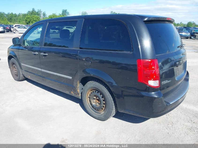 2011 Dodge Grand Caravan Express VIN: 2D4RN4DG7BR600095 Lot: 12013278