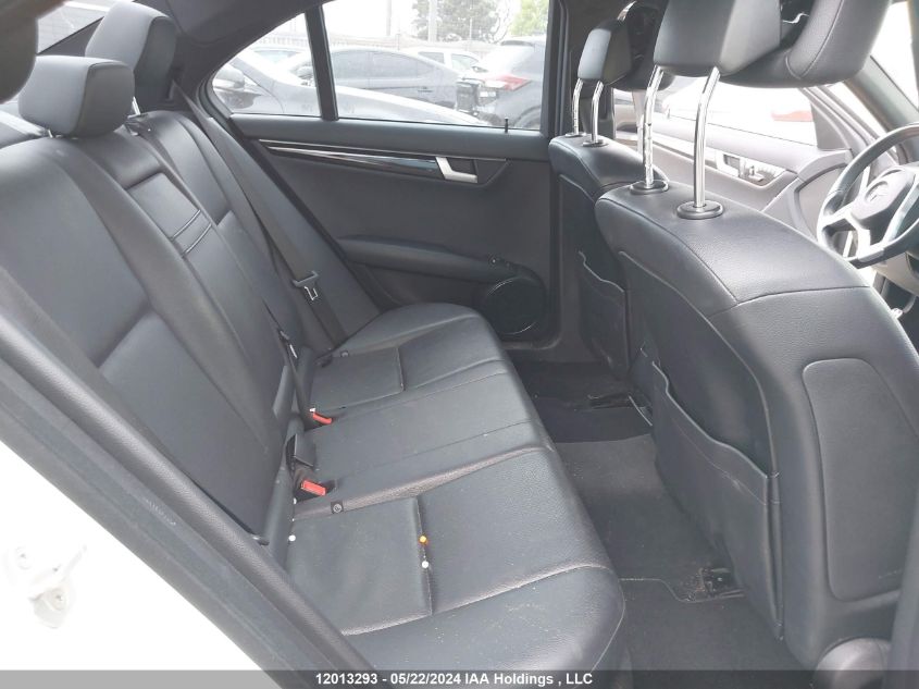2013 Mercedes-Benz C-Class VIN: WDDGF8JB3DA761882 Lot: 12013293