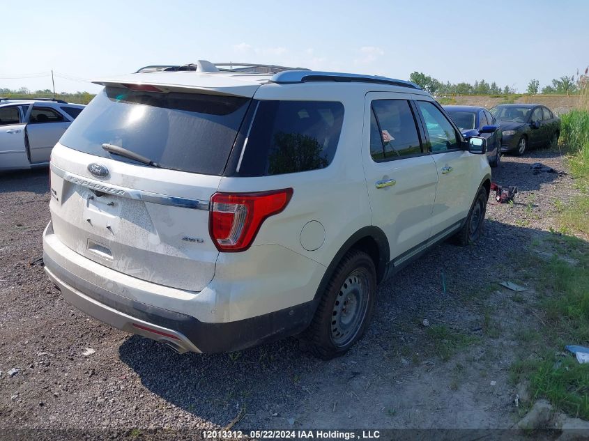 2017 Ford Explorer Limited VIN: 1FM5K8F80HGA48947 Lot: 12013312