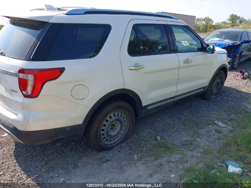 2017 Ford Explorer Limited VIN: 1FM5K8F80HGA48947 Lot: 12013312