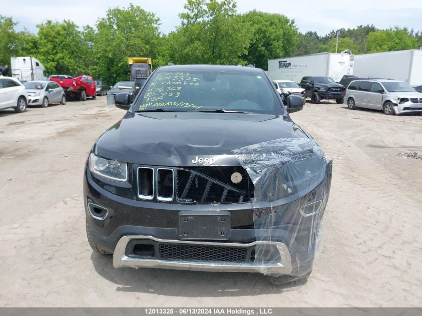 2014 Jeep Grand Cherokee VIN: 1C4RJFAGXEC476362 Lot: 12013325