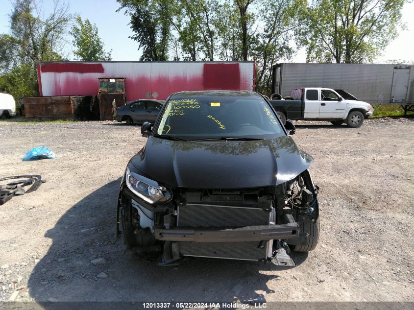 2022 Honda Hr-V VIN: 3CZRU5H3XNM100550 Lot: 12013337