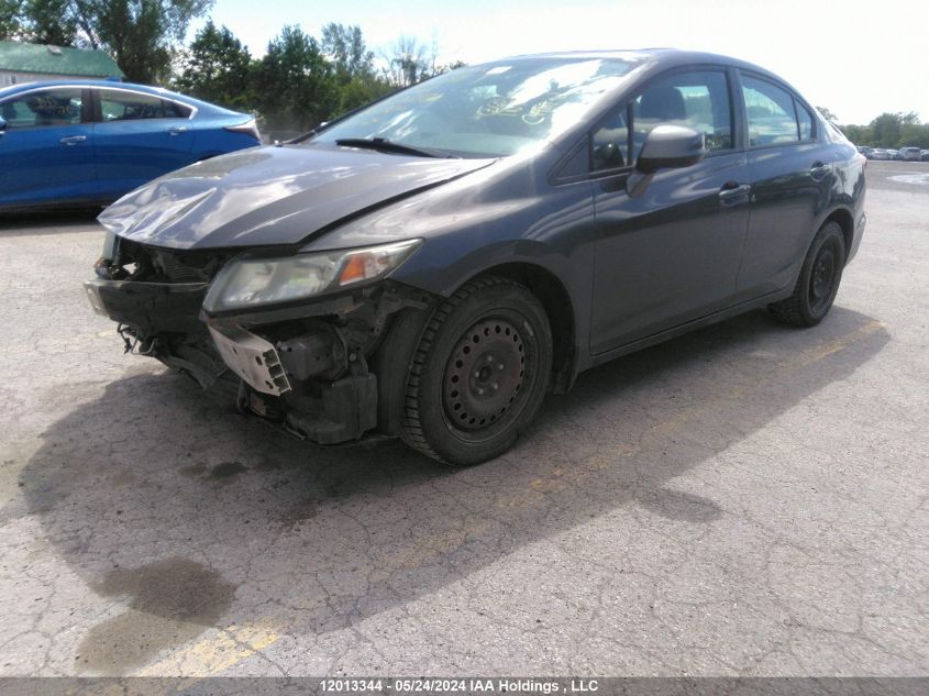 2013 Honda Civic Touring VIN: 2HGFB2F74DH012420 Lot: 12013344