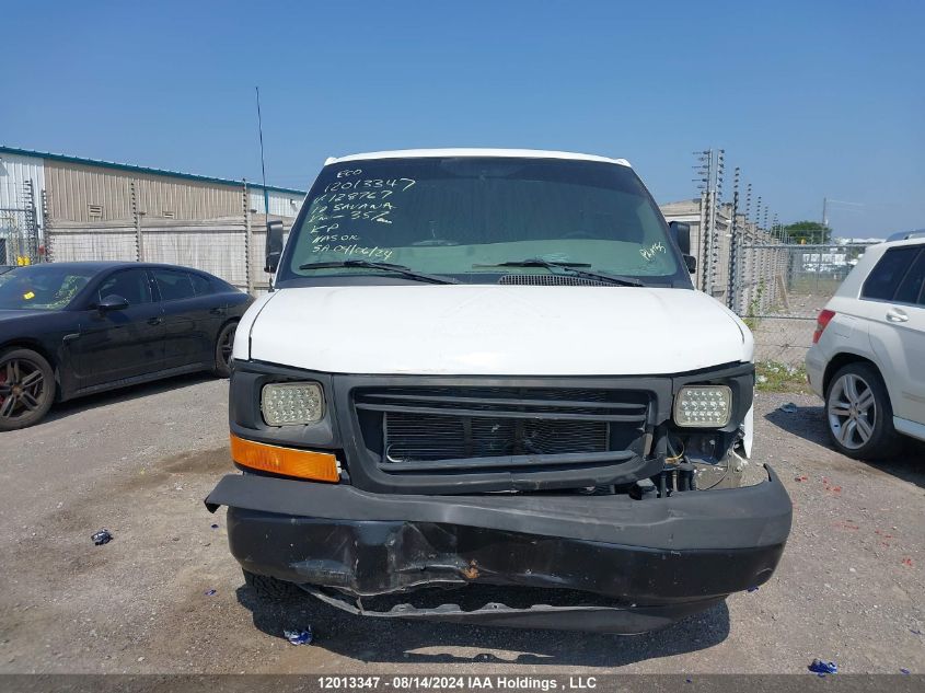 2012 GMC Savana Cargo Van VIN: 1GTZ7UBL7C1128767 Lot: 12013347