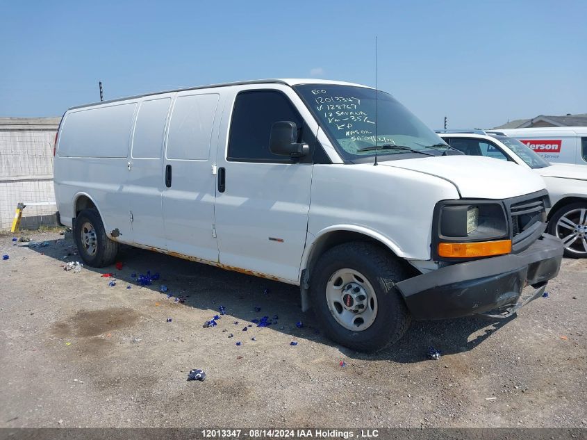 2012 GMC Savana Cargo Van VIN: 1GTZ7UBL7C1128767 Lot: 12013347