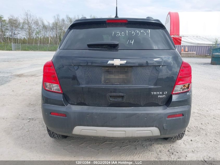 2014 Chevrolet Trax 1Lt VIN: 3GNCJPEB2EL226684 Lot: 12013354