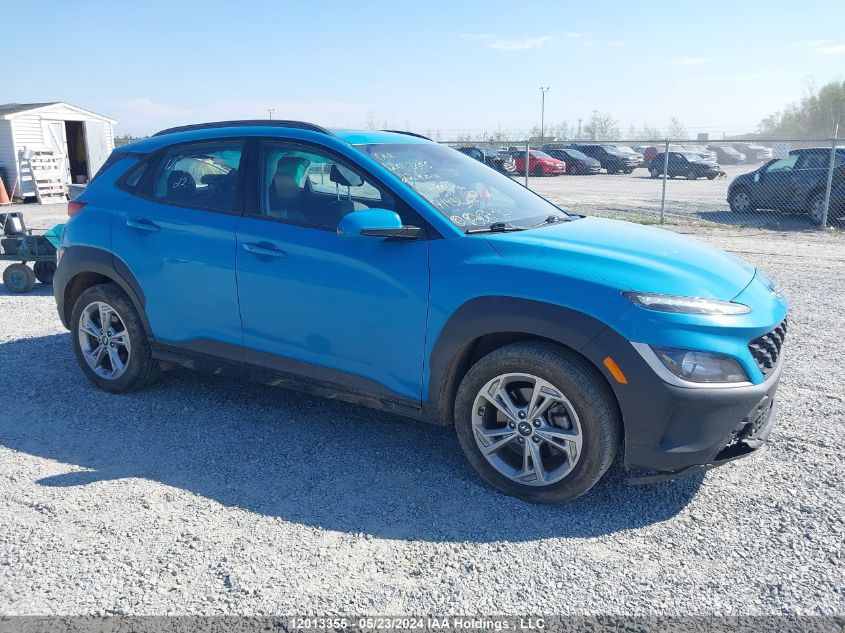 2022 Hyundai Kona Sel VIN: KM8K6CABXNU788046 Lot: 12013355