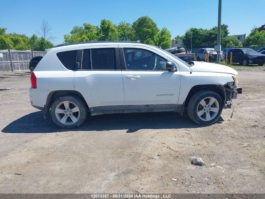 2013 Jeep Compass Sport/North VIN: 1C4NJDAB2DD270064 Lot: 12013357