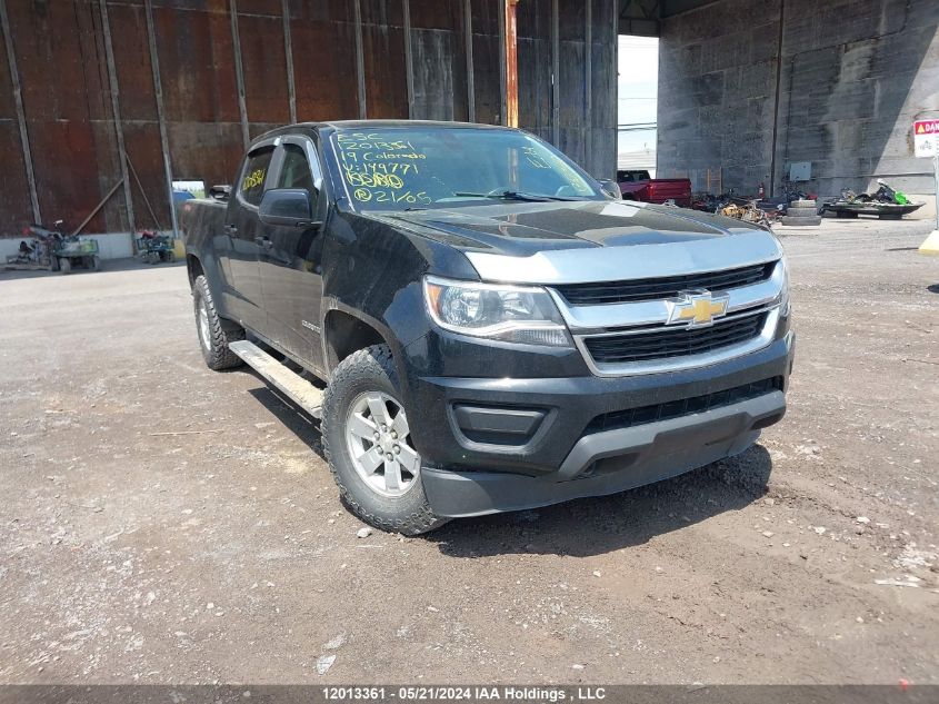 2019 Chevrolet Colorado VIN: 1GCGTBEN0K1149771 Lot: 12013361