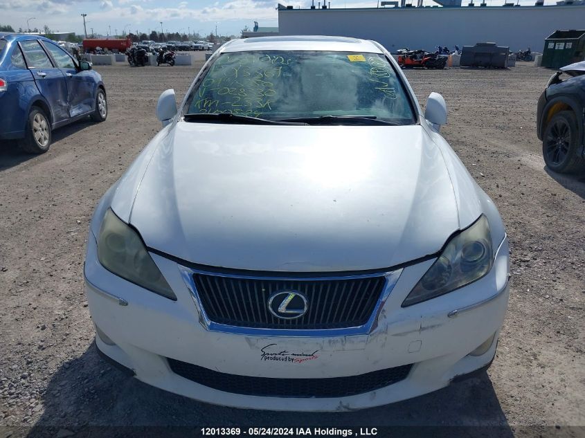 2009 Lexus Is 250 VIN: JTHCK262092028330 Lot: 12013369