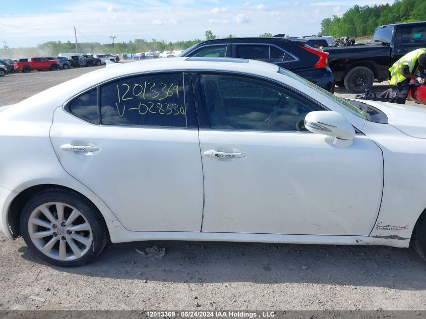 2009 Lexus Is 250 VIN: JTHCK262092028330 Lot: 12013369