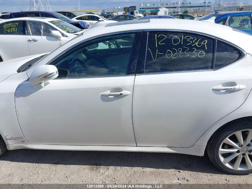 2009 Lexus Is 250 VIN: JTHCK262092028330 Lot: 12013369