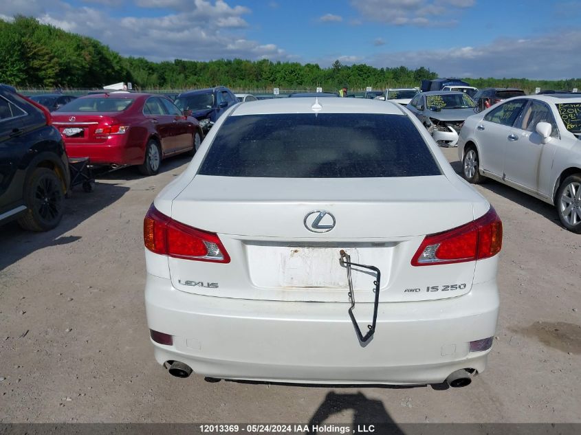 2009 Lexus Is 250 VIN: JTHCK262092028330 Lot: 12013369