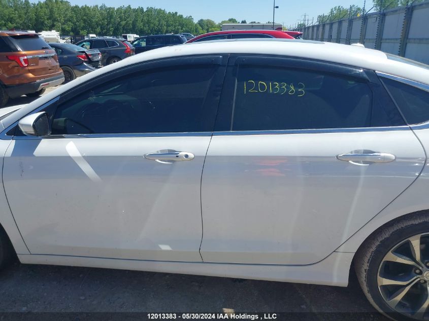 2016 Chrysler 200 C VIN: 1C3CCCCG3GN163497 Lot: 12013383