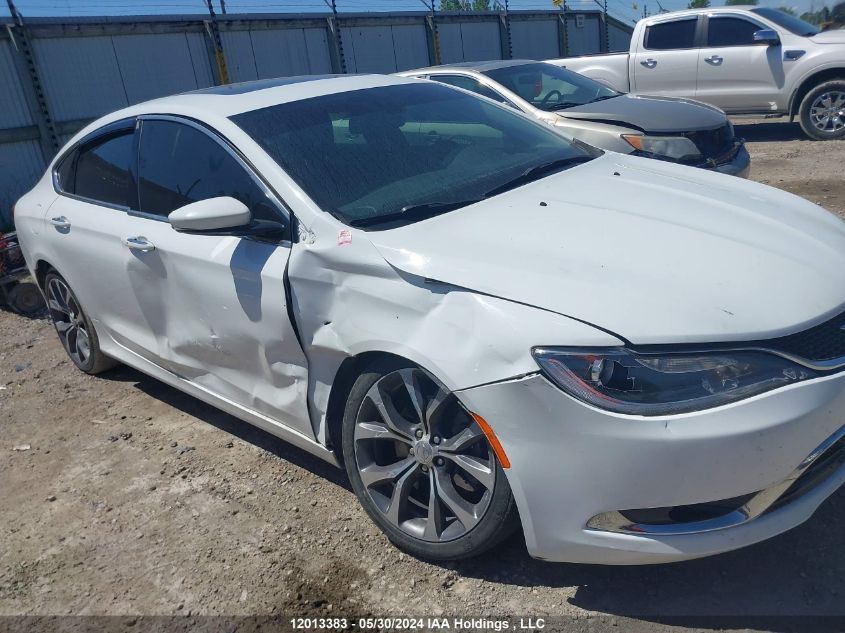 2016 Chrysler 200 C VIN: 1C3CCCCG3GN163497 Lot: 12013383